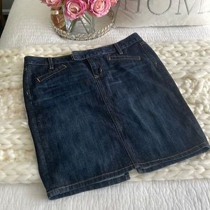 GAP Blue jean pencil skirt size 8